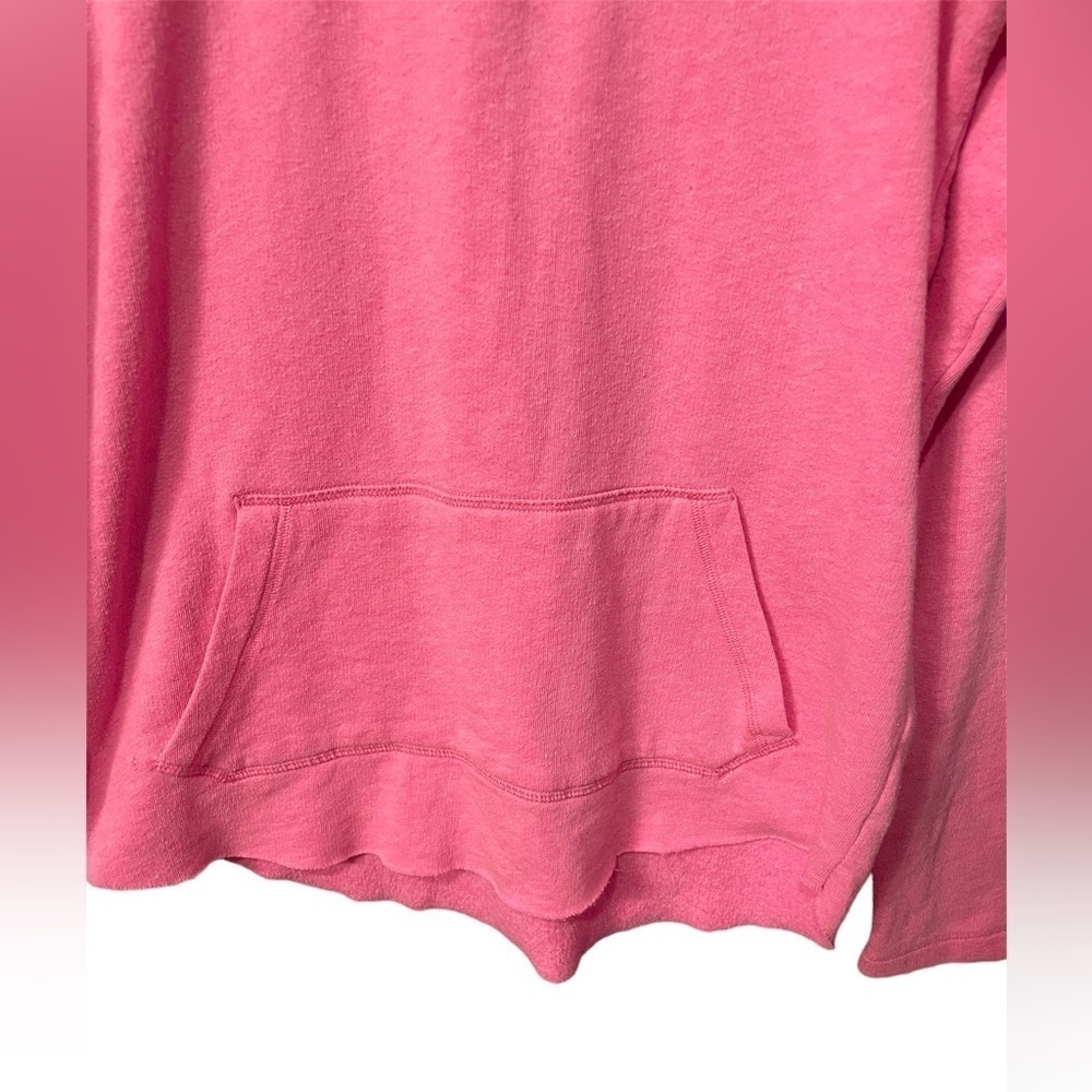 Pink Victoria's Secret 1/4 Zip Sweatshirt size S Pink Logo - Picture 3 of 11
